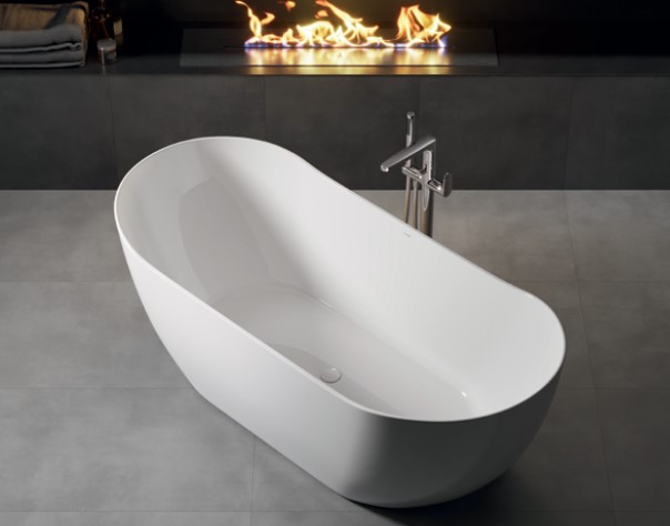 INVERTO SPA OVAL FREESTANDING BATHTUB 180x80CM